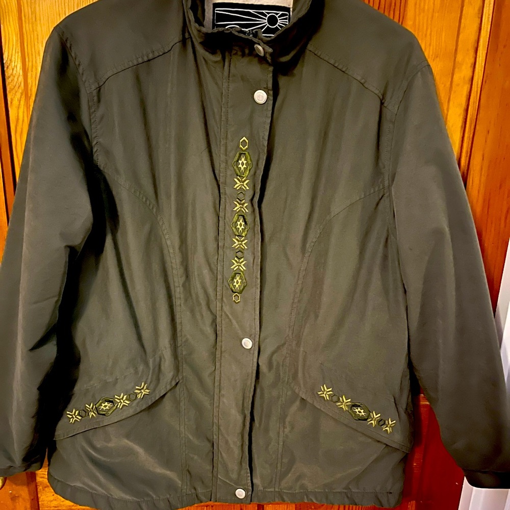 Vintage Northern Sun Canada Green Fall/Winter lined jacket coat size large